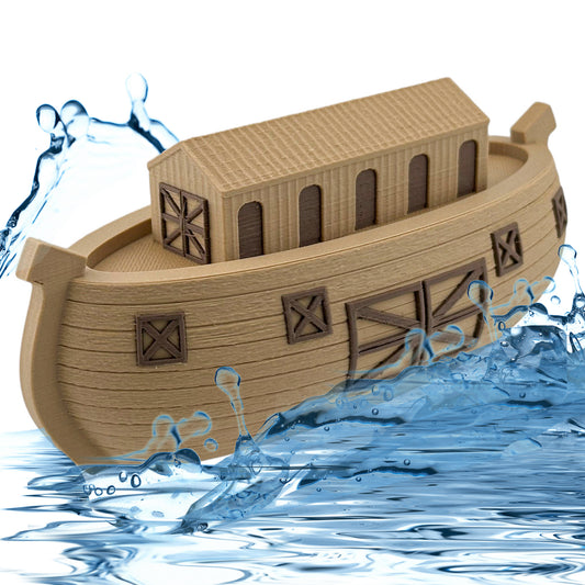 Noah's Ark Floating 6 inch Bath Boat from TUBTASTIC, pretend play, cake topper, bible, baby shower