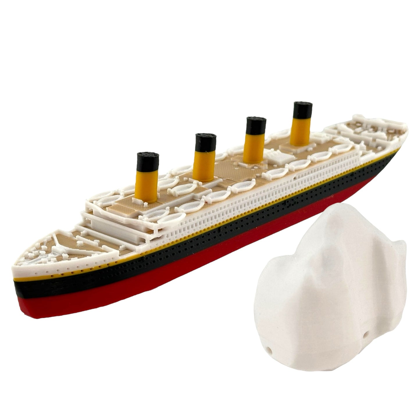 The original Tubtastic RMS Titanic bath toy/cake topper